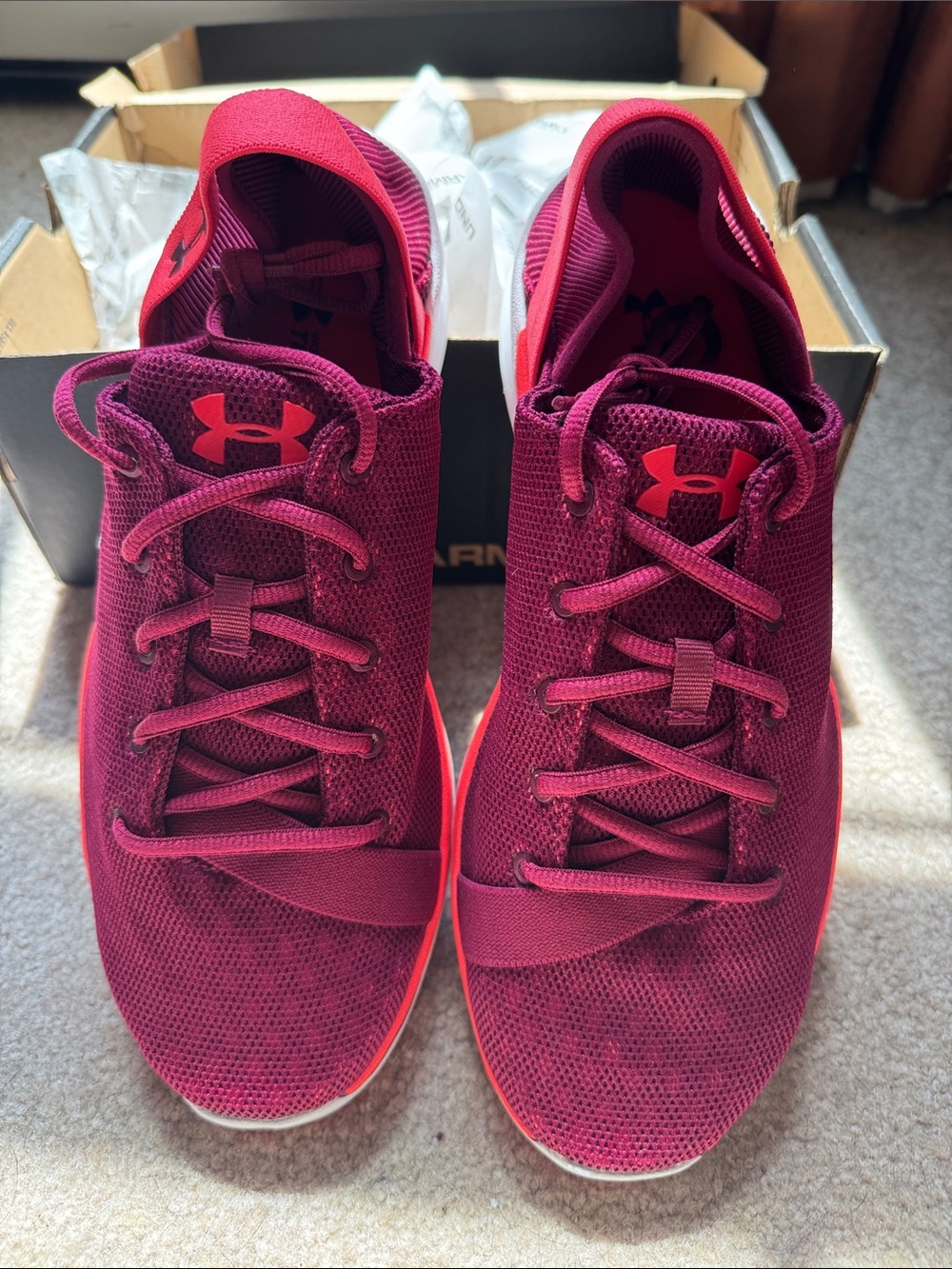 Under Armour Women's Athletic Shoes - Berry/Crimson